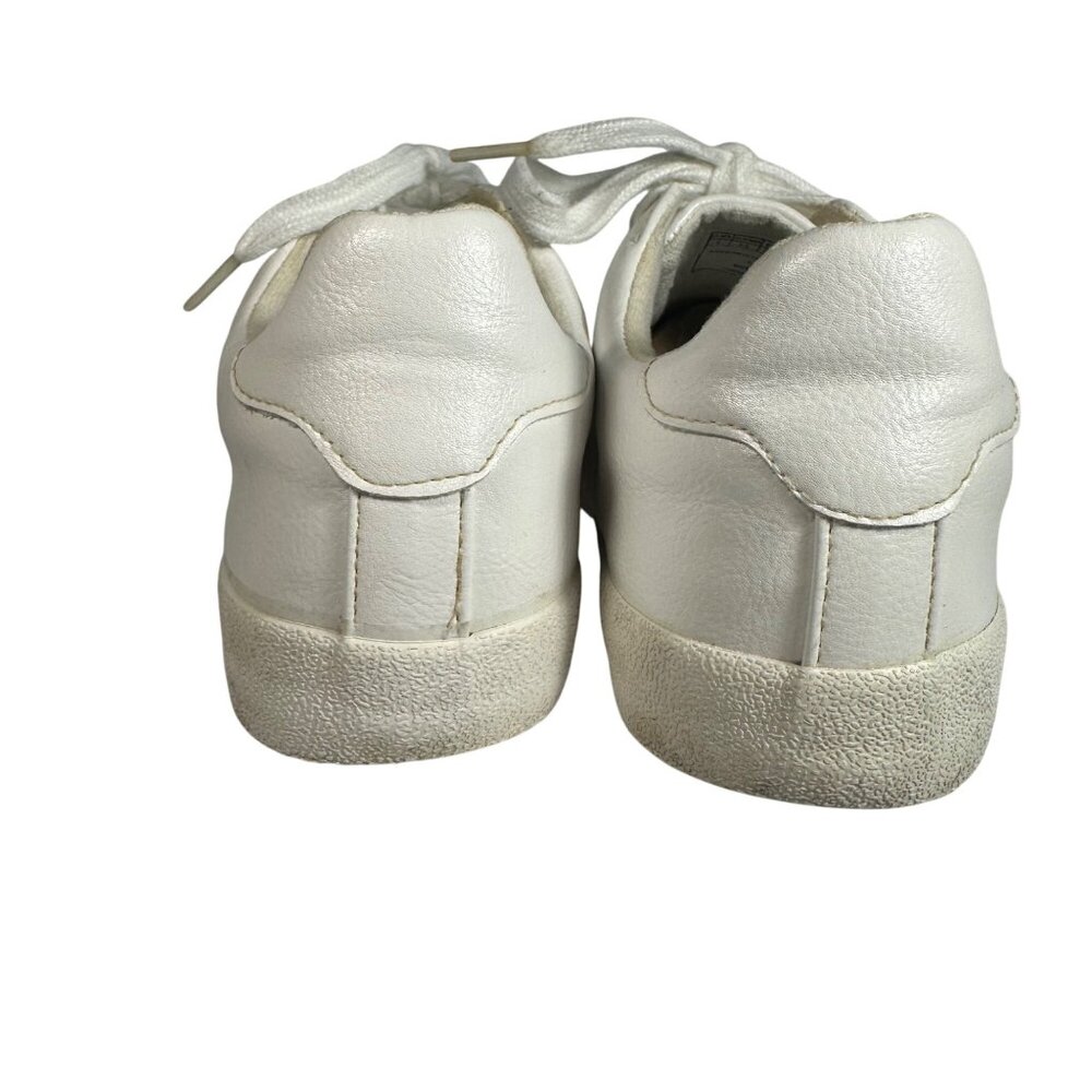 Hollister Womens White Lace-Up Sneakers Size 6.5 Casual Shoes Athletic Preppy - Picture 3 of 11